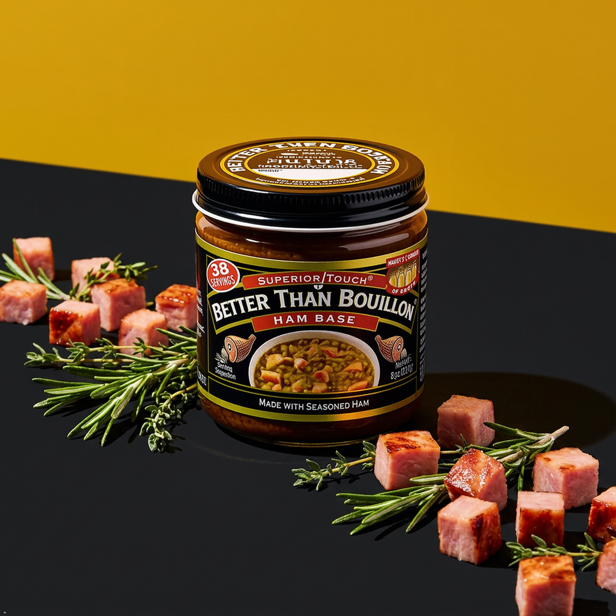 Better Than Bouillon Ham Base, Made with Seasoned Ham, Blendable (Pack of 2) Better Than Bouillon