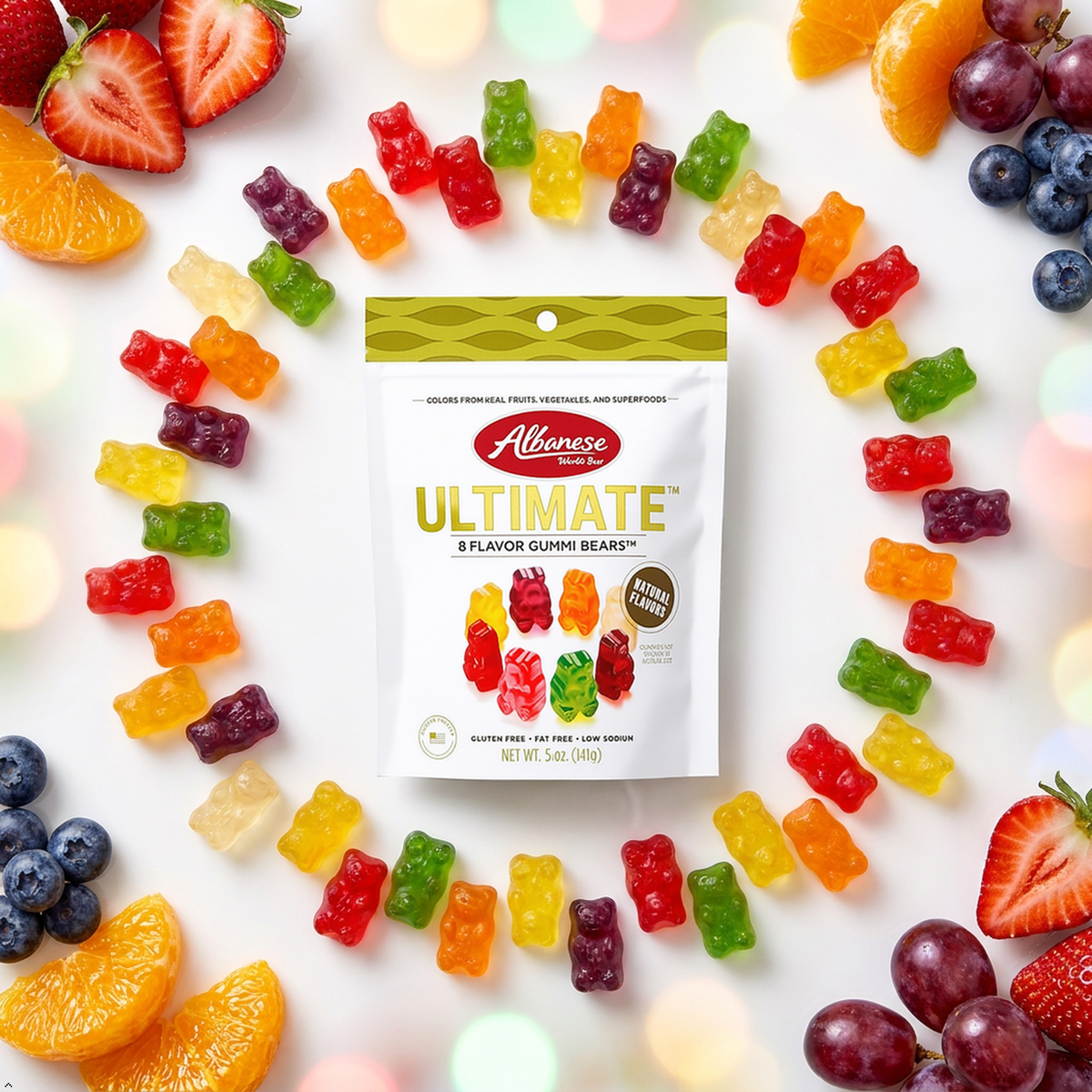 Albanese Ultimate 8 Flavor Gummi Bears 5 oz Albanese