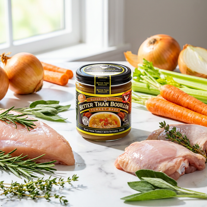 Better Than Bouillon Premium Turkey Base, Makes 38 Cups of Broth, 8 oz Better Than Bouillon