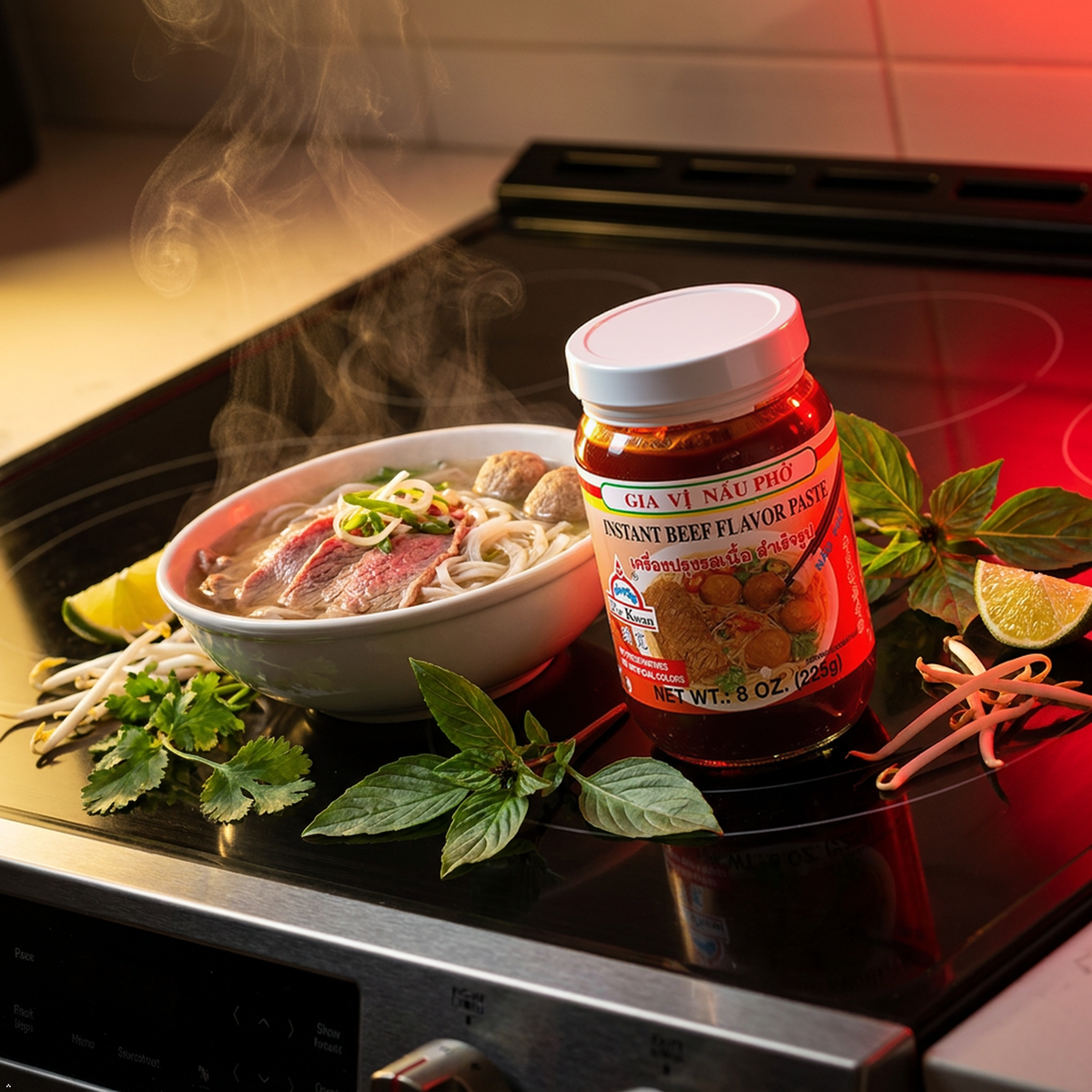 Needs Review por-kwan instant soup paste (beef flavor) - 8 oz Needs Review
