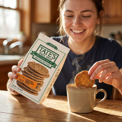 Tate's Bake Shop Gluten Free Ginger Zinger Cookies, 7 oz (Pack of 2) Tate's Bake Shop