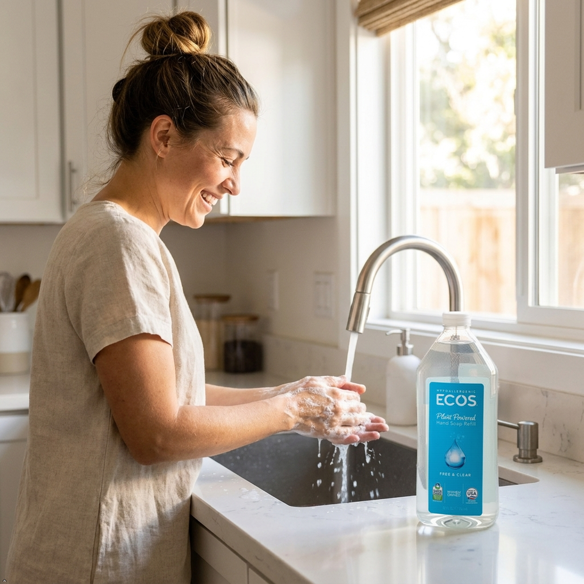 Ecos Hand Soap, Free and Clear, Refill ECOS