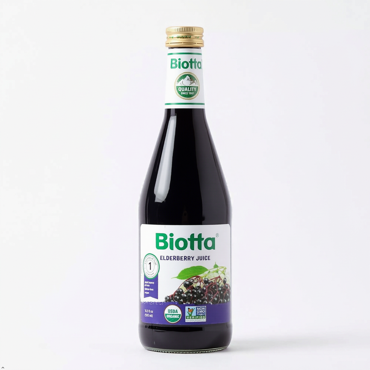 Biotta, Juice Elderberry Organic, 16.9 fl oz Biotta