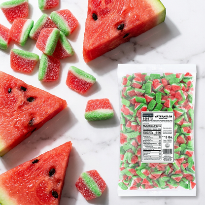 Kervan Watermelon Slices, Sour Gummy Candy, 5 lb Bulk Bag Kervan