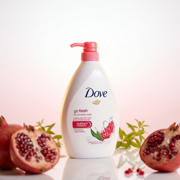 Dove Go Fresh Revive Body Wash, Pomegranate & Lemon Verbena, 33.8 fl oz / 1 L Dove