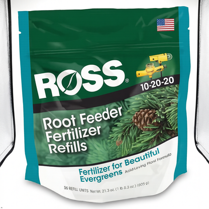 Ross 14266, Fertilizer Refills, for Evergreen Root Feeders, 36 Refill Units Ross
