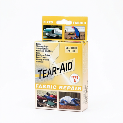 Tear-AID D-KIT-A01-100 Fabric Repair Kit, A, Clear Tear-Aid