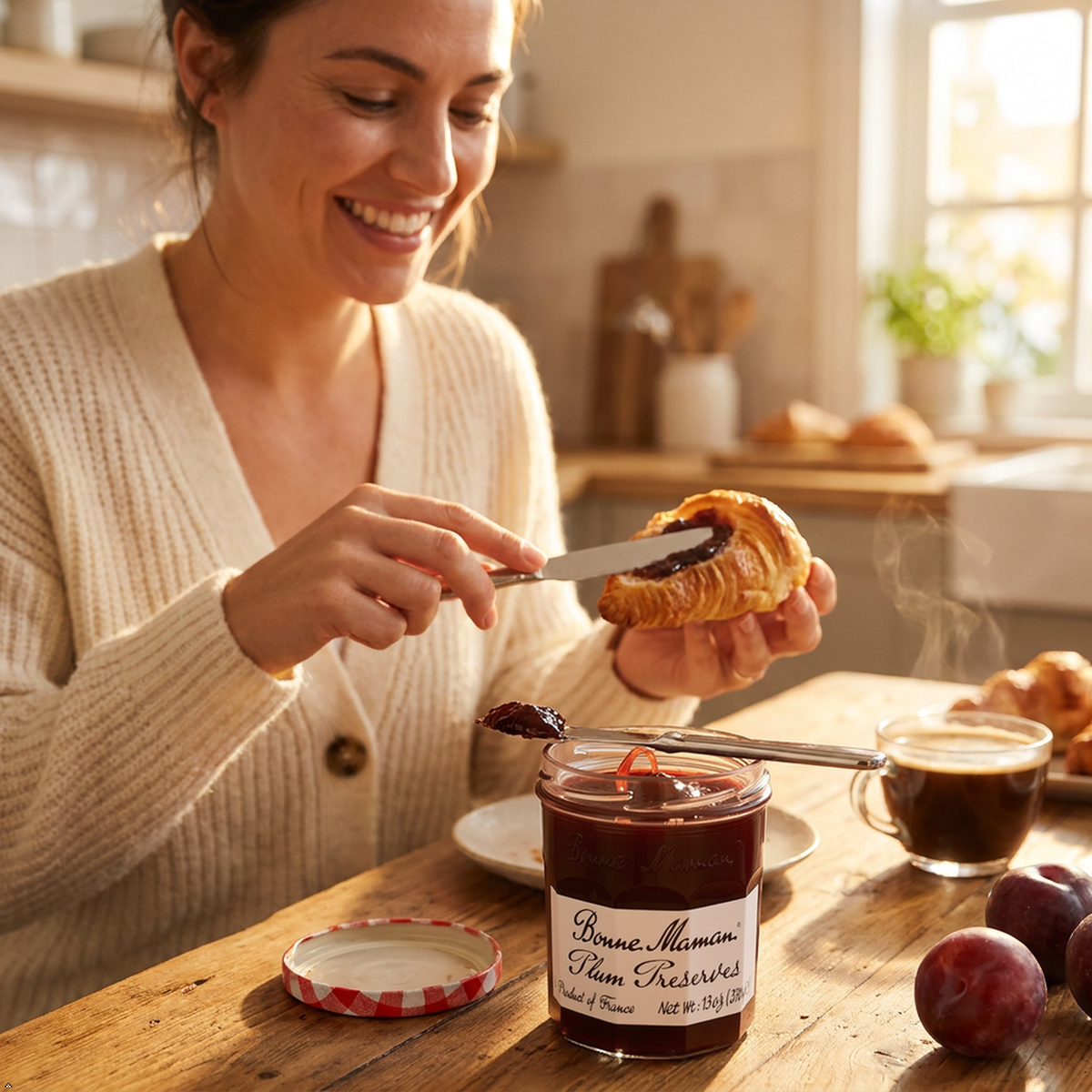 Bonne Maman, Preserves Damson Plum, 13 oz Bonne Maman