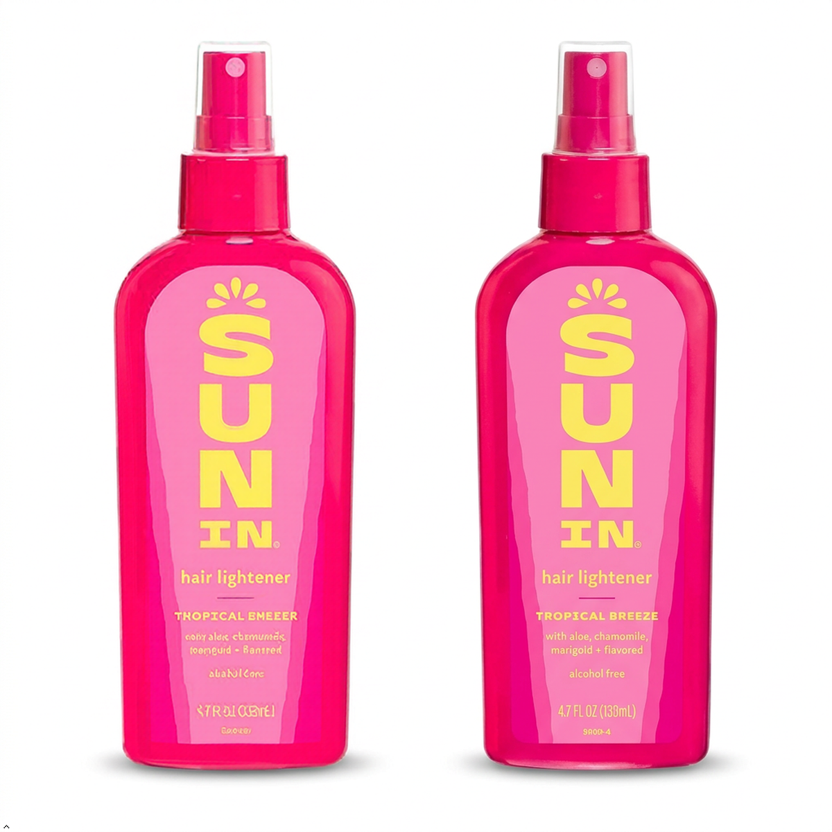 Sun In Original Spray-In Hair Lightener, Tropical Breeze, 4.7 oz (Pack of 2) Sun In