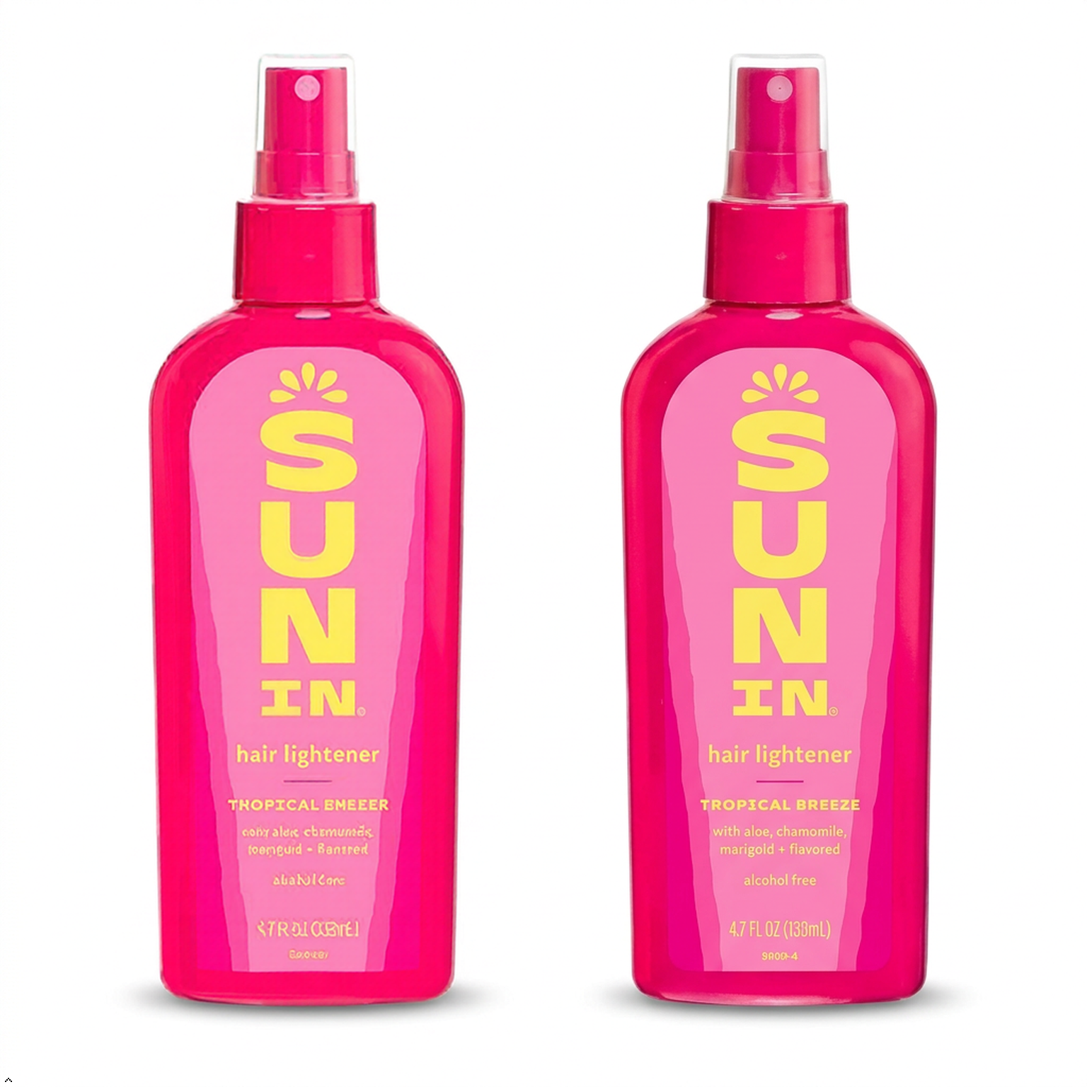 Sun In Original Spray-In Hair Lightener, Tropical Breeze, 4.7 oz (Pack of 2) Sun In