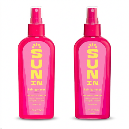 Sun In Original Spray-In Hair Lightener, Tropical Breeze, 4.7 oz (Pack of 2) Sun In