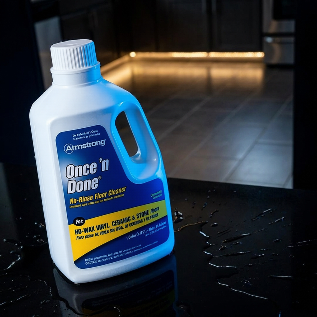 Armstrong Once 'n Done No-Rinse Floor Cleaner 1 Gal (Pack of 2) Armstrong