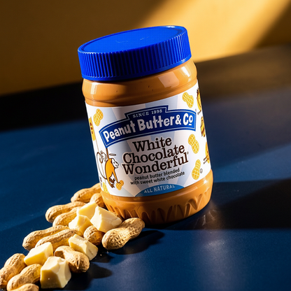 Peanut Butter & Co White Chocolate Wonderful Peanut Butter, 16 oz (Pack of 2) Peanut Butter & Co.