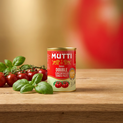 Mutti Double Concentrated Tomato Paste (Doppio Concentrato), 4.94 oz Can Mutti