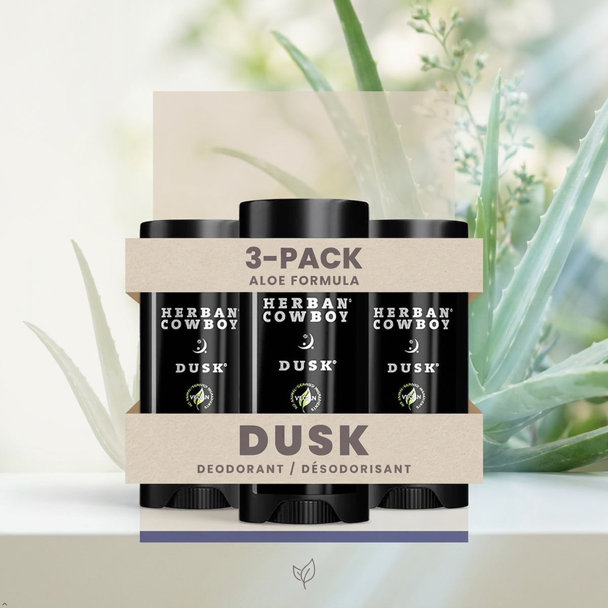 Herban Cowboy Dusk Deodorant (Pack of 3) Herban Cowboy