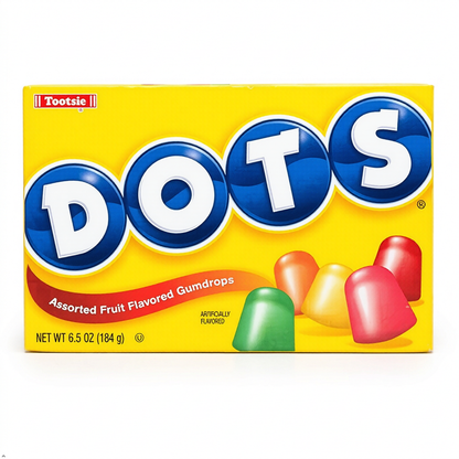 DOTS Gummy Candy, Original Flavors, 6.5 oz Box DOTS