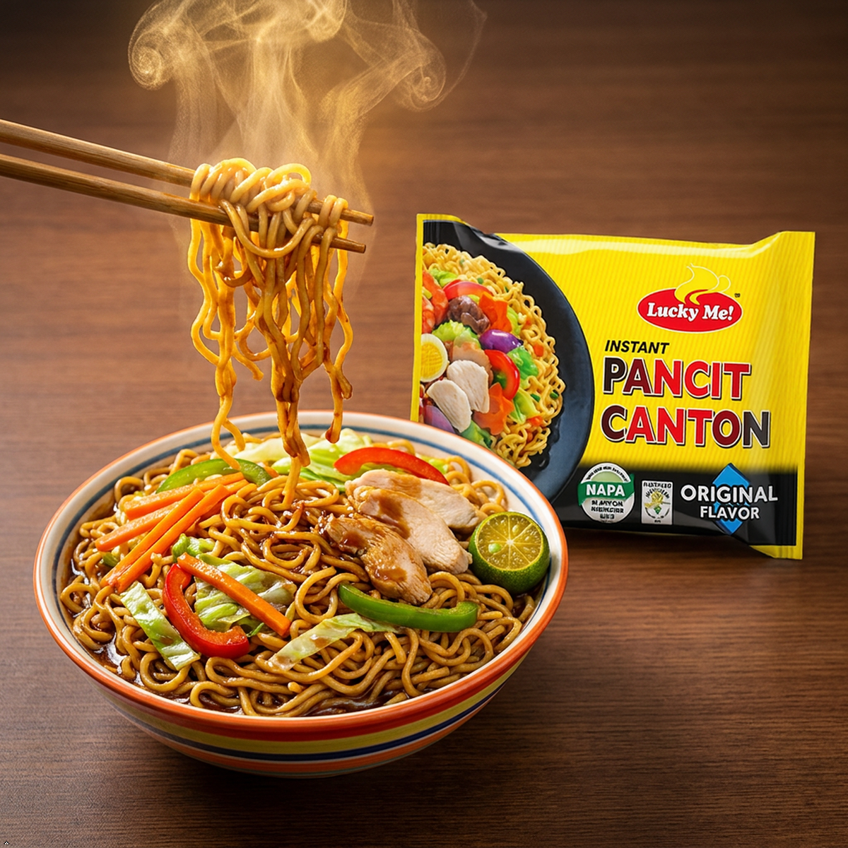 Lucky Me! Original Instant Noodle Soup (Pack of 15) Lucky Me!