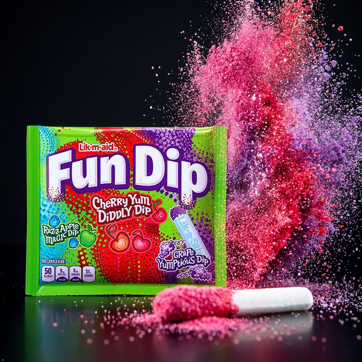 LIK-M-AID Fun Dip, 24Count Fun Dip