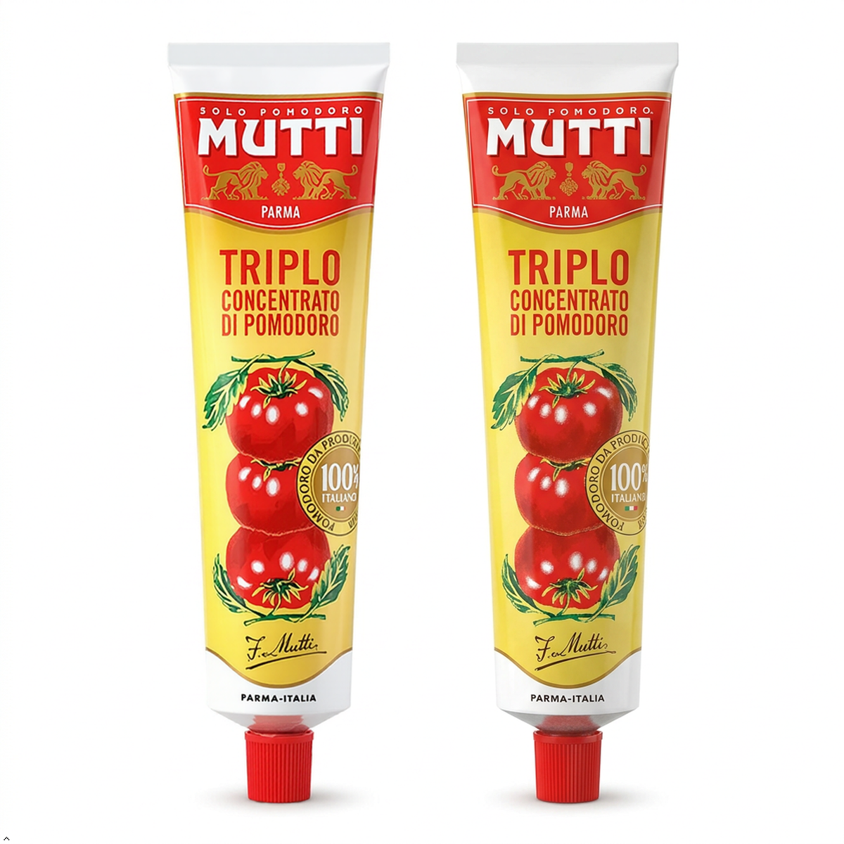 Mutti Triple Concentrated Tomato Paste (Triplo Concentrato), 6.5 oz Tube Mutti