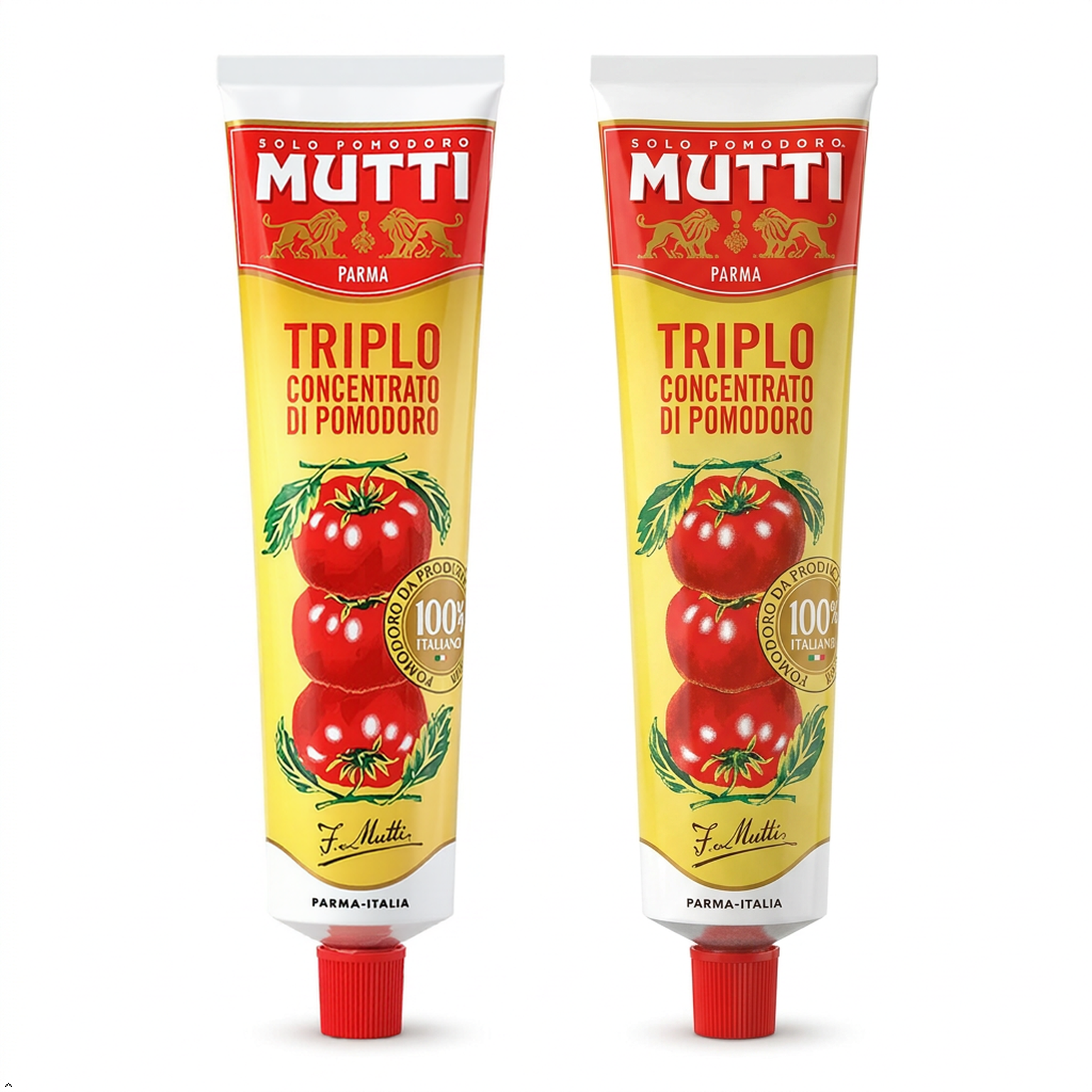 Mutti Triple Concentrated Tomato Paste (Triplo Concentrato), 6.5 oz Tube Mutti