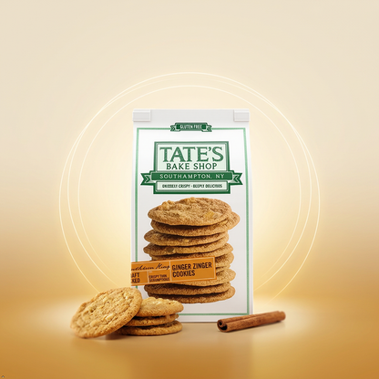 Tate's Bake Shop Gluten Free Ginger Zinger Cookies, 7 oz (Pack of 2) Tate's Bake Shop