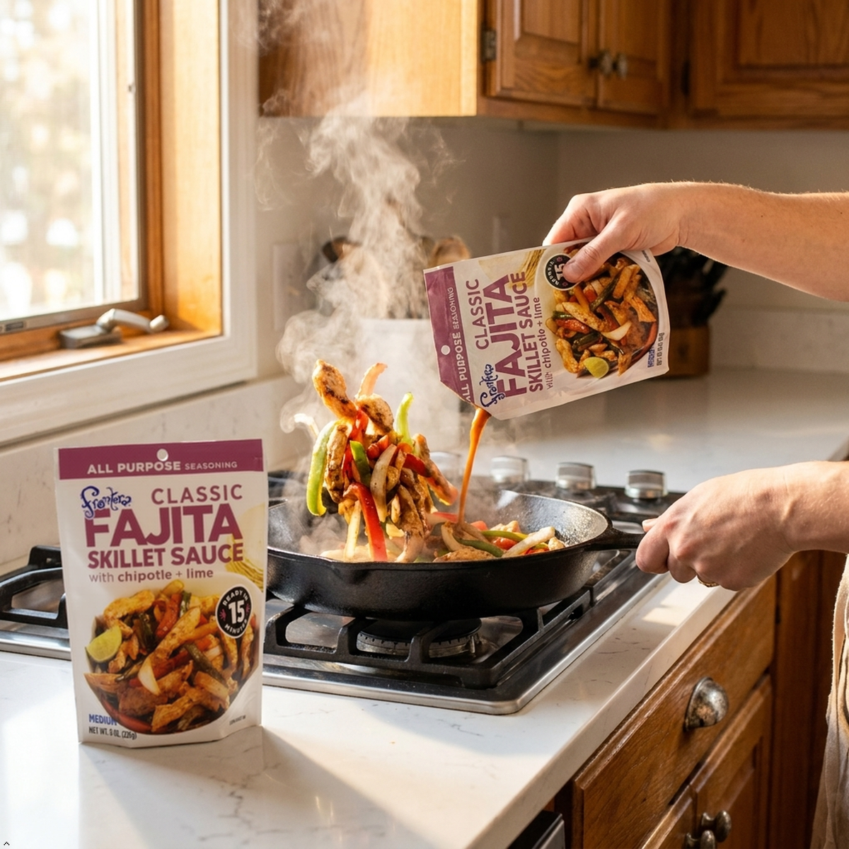 Frontera Pouch, Fajita Skillet, 8-Ounce (Pack of 6) Frontera Pouch