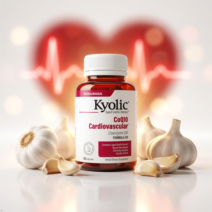 Kyolic Aged Garlic Extract Coq10 Cardiovascular\* Formula 110 100 Capsules Kyolic