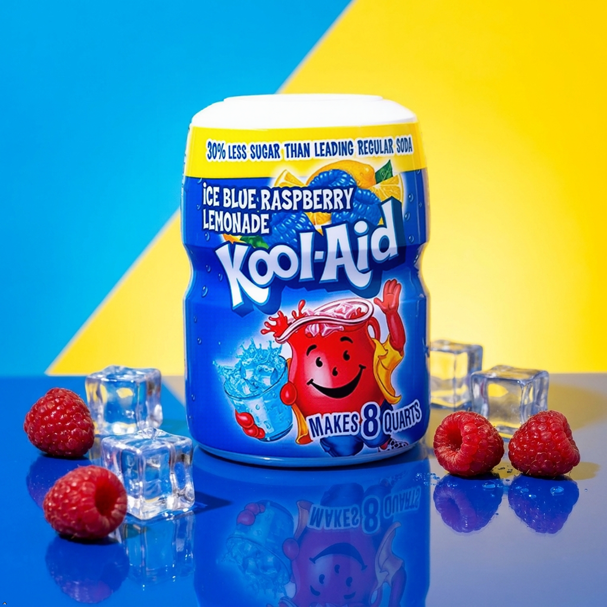 Kool-Aid Caffeine Free Blue Raspberry Lemonade Sweetened Powdered Drink Mix 1 Kool-Aid