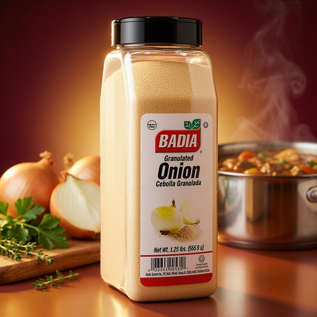 Badia Granulated Onion, 1.25 lb Badia