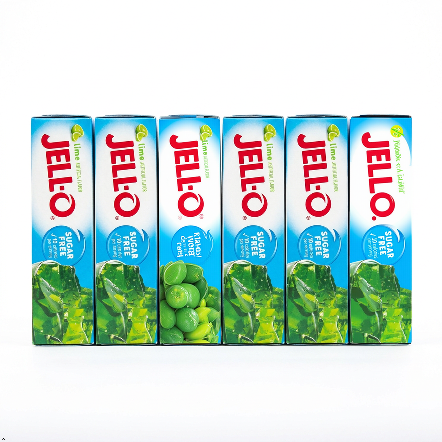 Jell-O Lime Gelatin Dessert Mix, 0.03 oz (Pack of 6) Jell-O