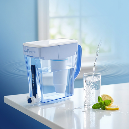 ZeroWater 20-Cup Water Filter Dispenser, Removes PFOA/PFAS ZeroWater