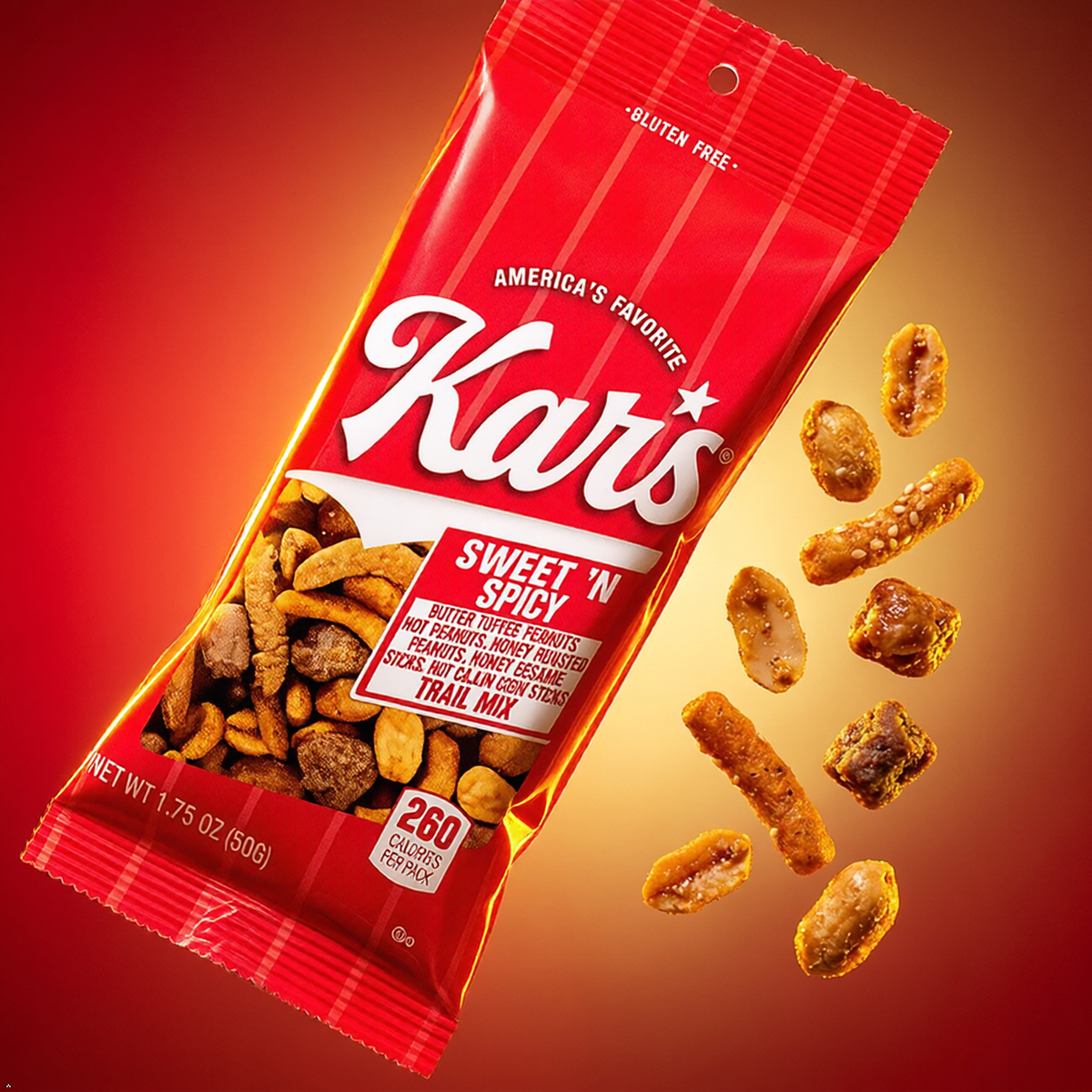Kar's Nuts Sweet 'N Spicy Mix (30/1.75 oz bags) Kar's Nuts