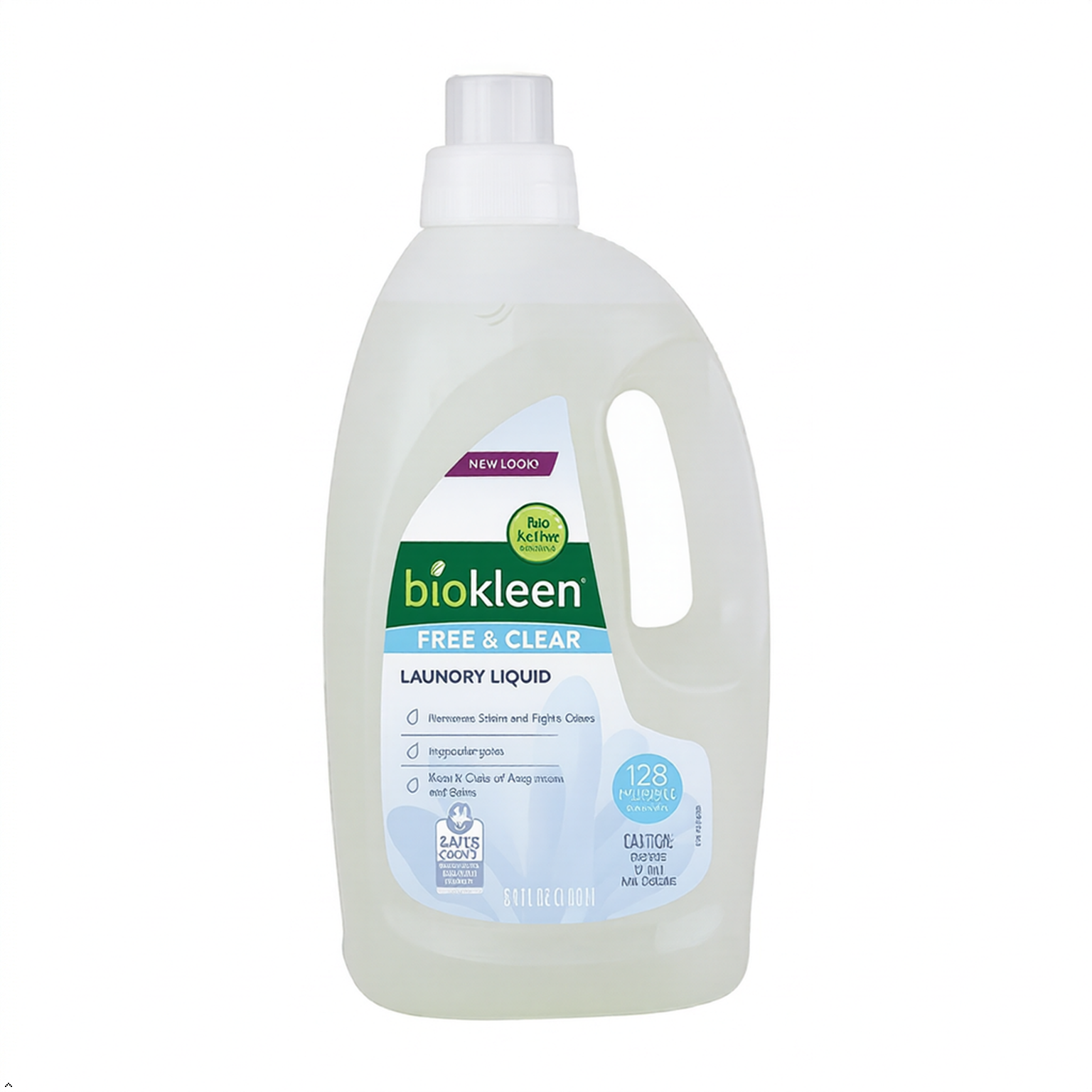 biokleen, Laundry Liquid, Free & Clear, 64 oz biokleen