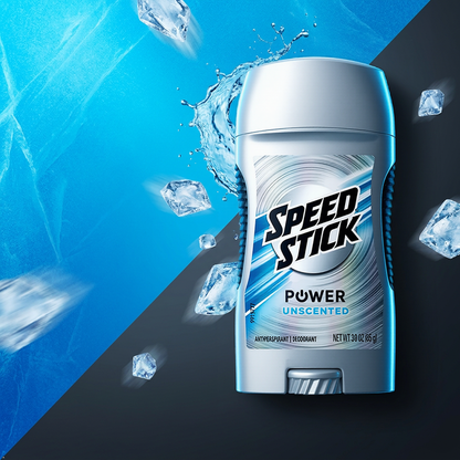 Speed Stick Power Antiperspirant Deodorant Unscented 3 oz (022200004916) Speed Stick