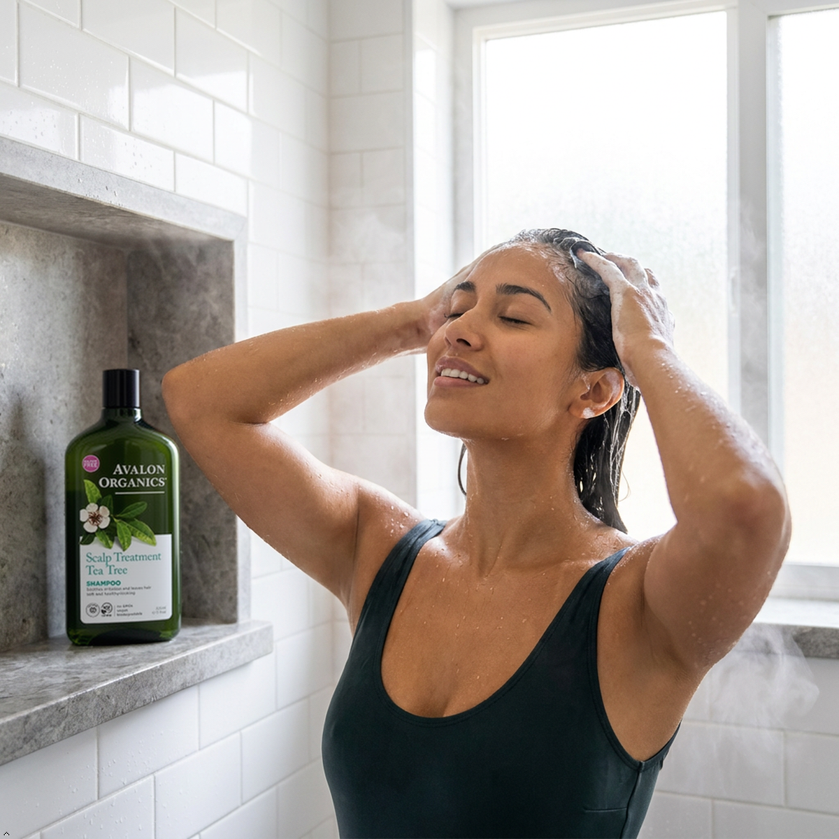 Avalon Organics Scalp Treatment Tea Tree Shampoo, 11 oz (Pack of 2) Avalon Organics