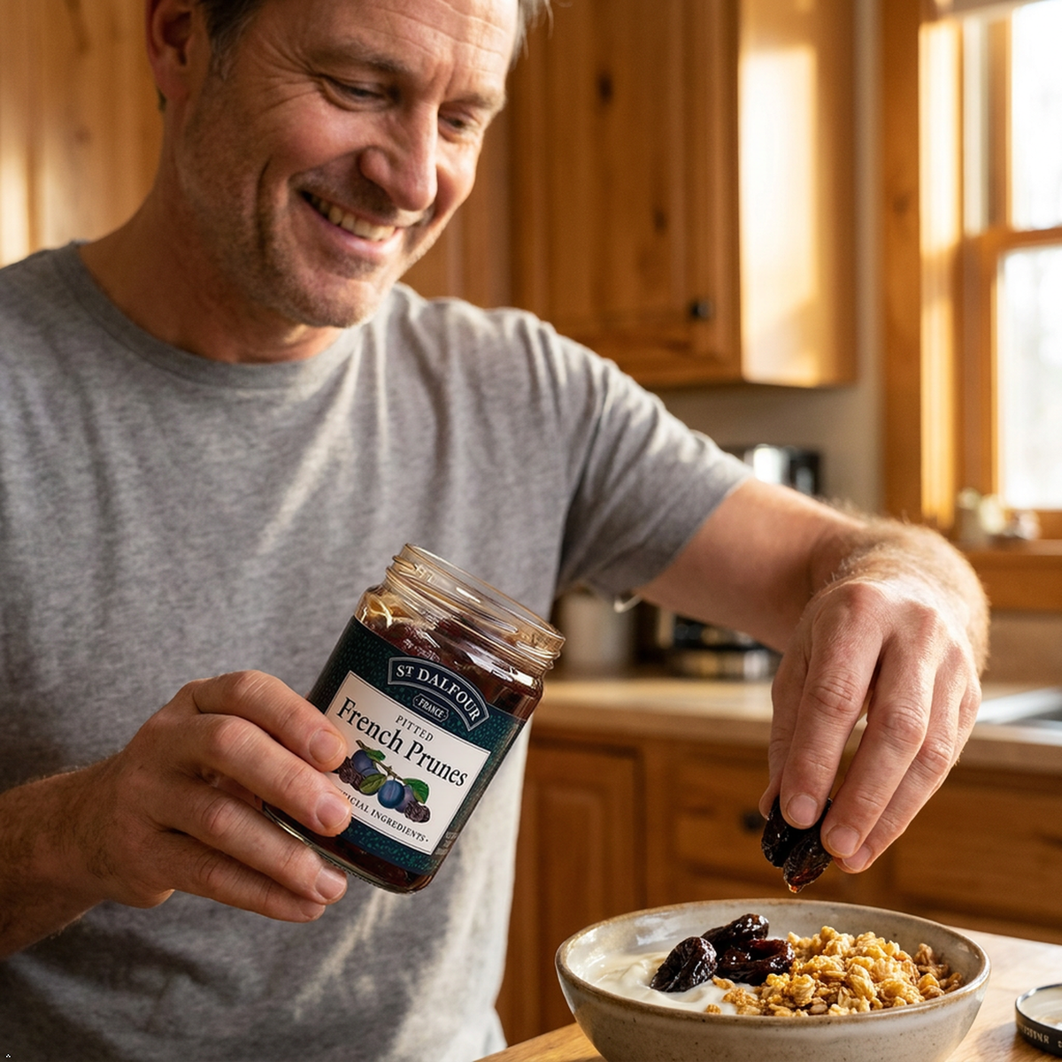 St. Dalfour Pitted French Prunes - 7 oz -, No Preservatives or Artificial St. Dalfour