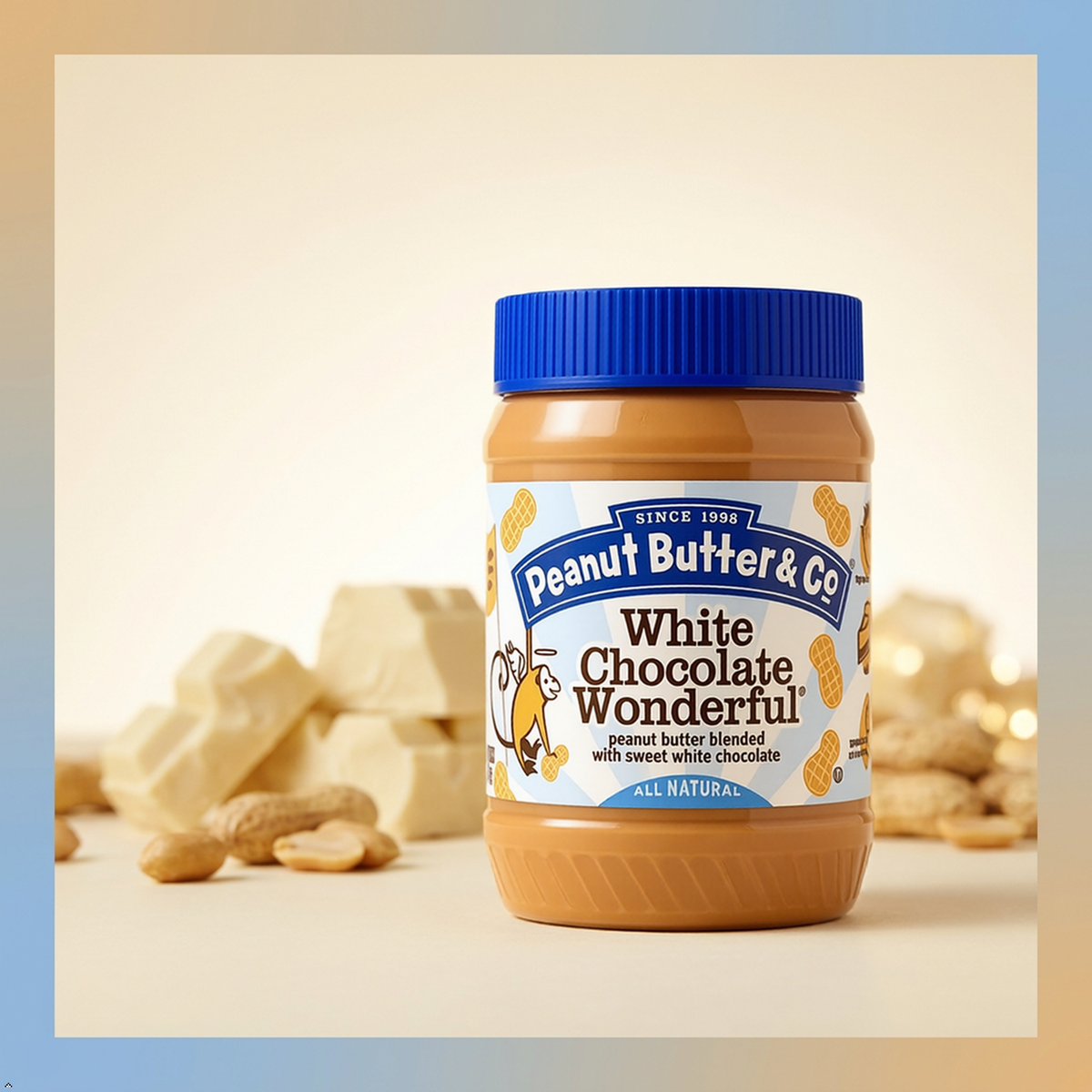 Peanut Butter & Co White Chocolate Wonderful Peanut Butter, 16 oz (Pack of 2) Peanut Butter & Co.