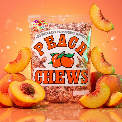 Albert's Peach Chews,0.01 oz, 240 Count Bag Albert's