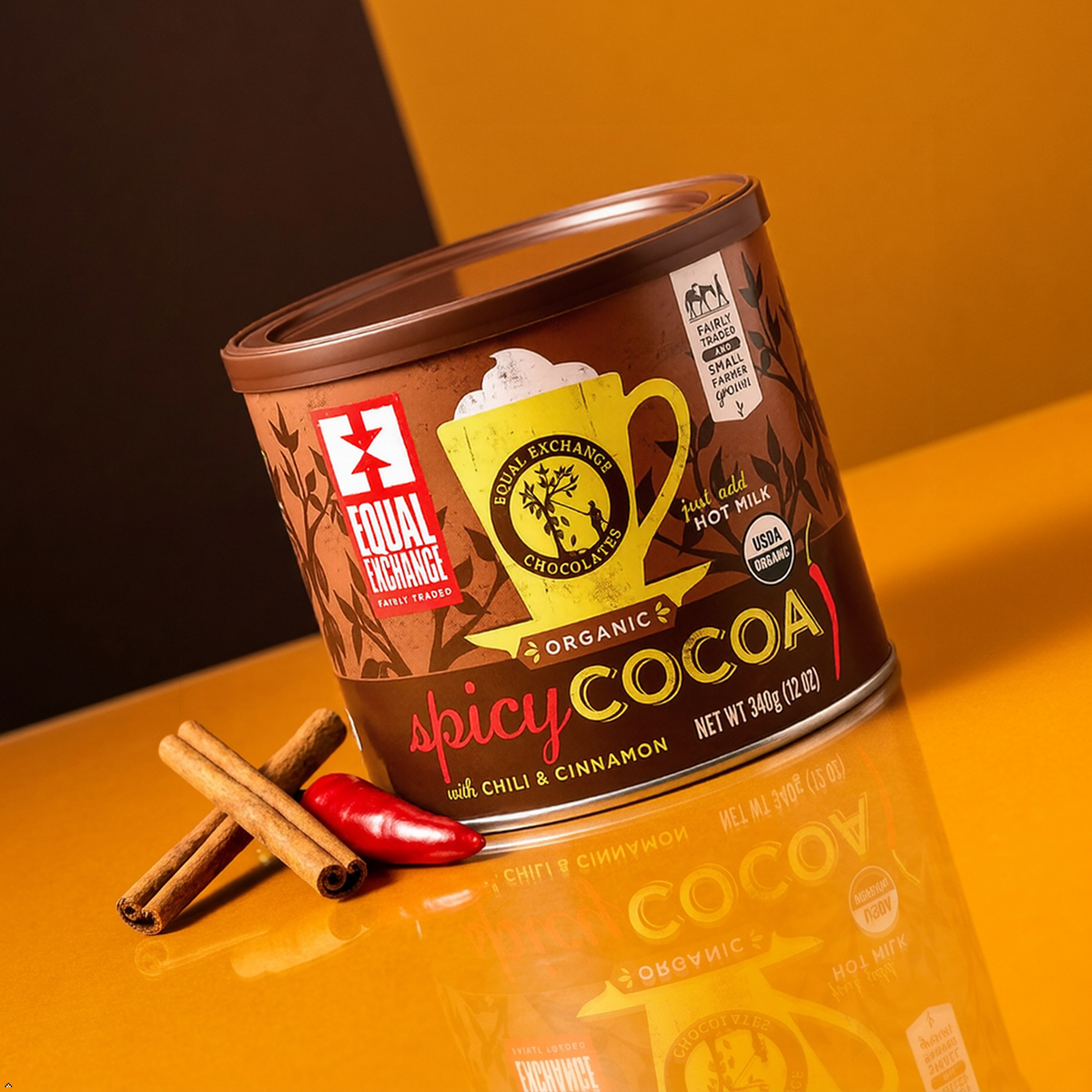 EQUAL EXCHANGE Organic Spicy Hot Cocoa, 12 oz Equal Exchange