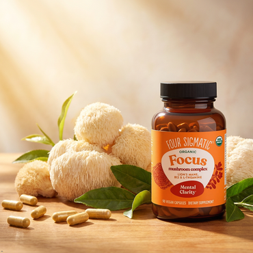 Four Sigmatic Focus Capsules, Lion's Mane Blend, 30 Servings Four Sigmatic