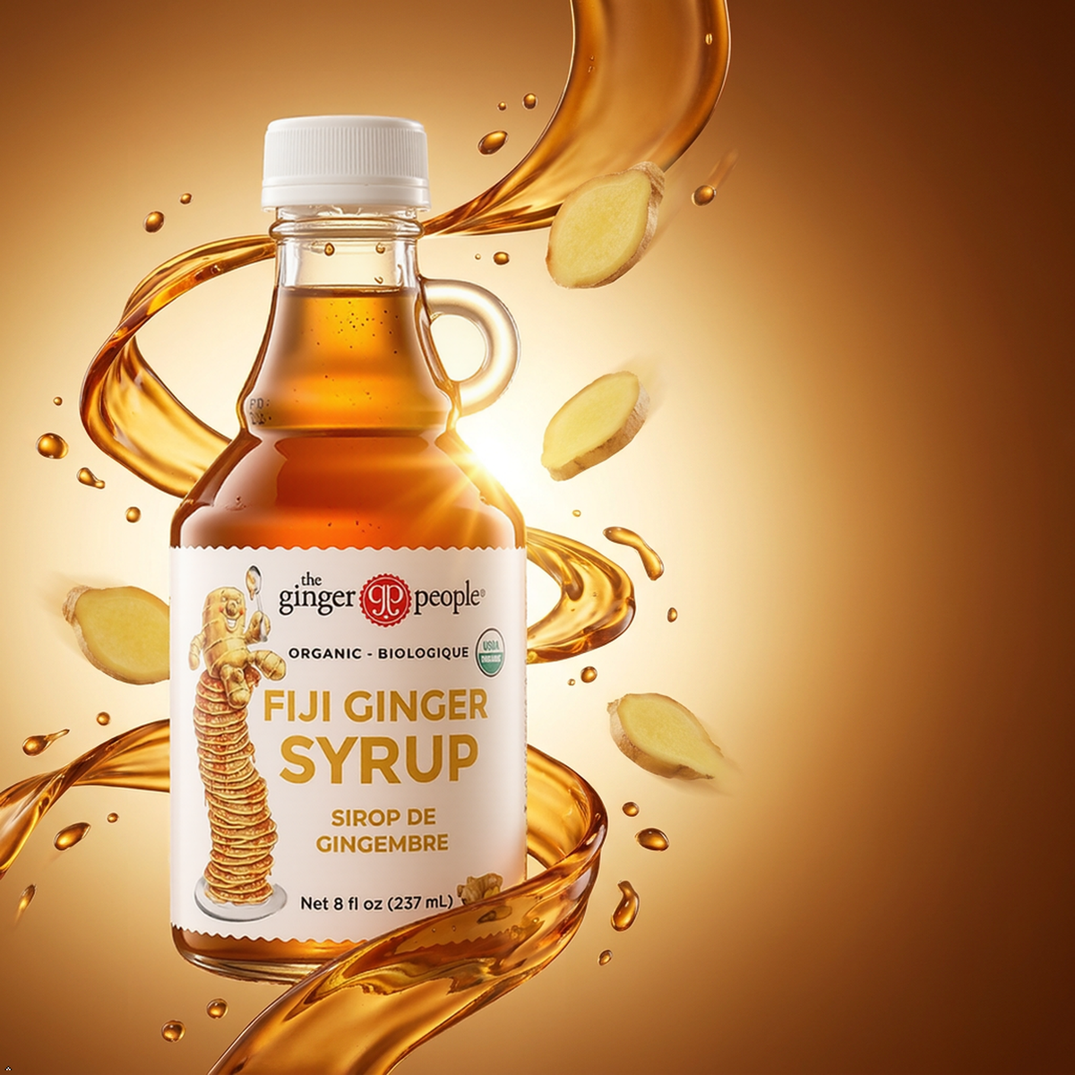 The Ginger People, Syrup Ginger Organic, 8 fl oz The Ginger People