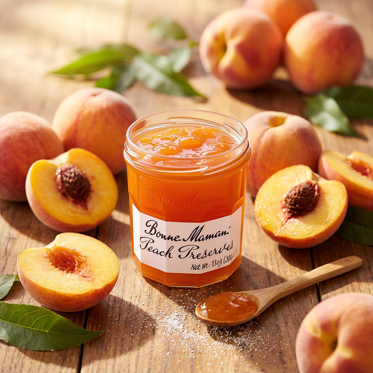 Bonne Maman Preserve, Peach, 13-Ounce Bonne Maman