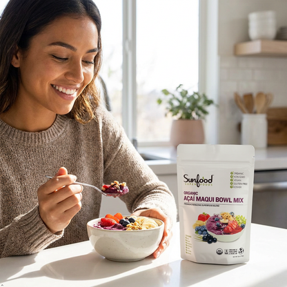 Sunfood Organic Acai Maqui Bowl Mix, 6 oz Sunfood Superfoods