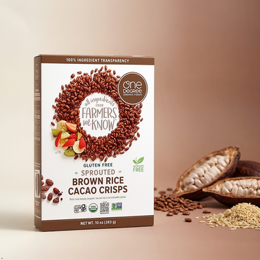 One Degree Organics Sprouted Brown Rice Cacao Crisps Cereal, 10 oz One Degree Organics