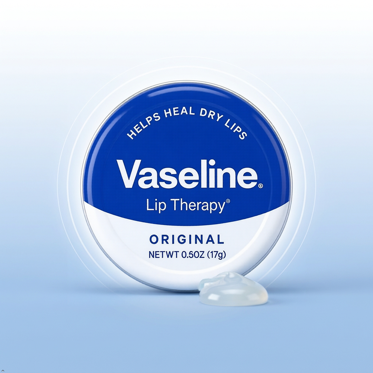 Vaseline Therapy Lip Balm Tin, Original, 0.6 oz (Pack of 3) Vaseline