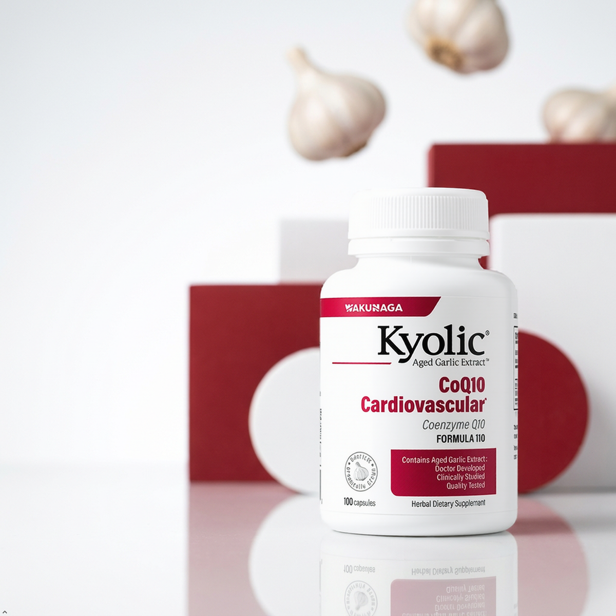 Kyolic Aged Garlic Extract Coq10 Cardiovascular\* Formula 110 100 Capsules Kyolic