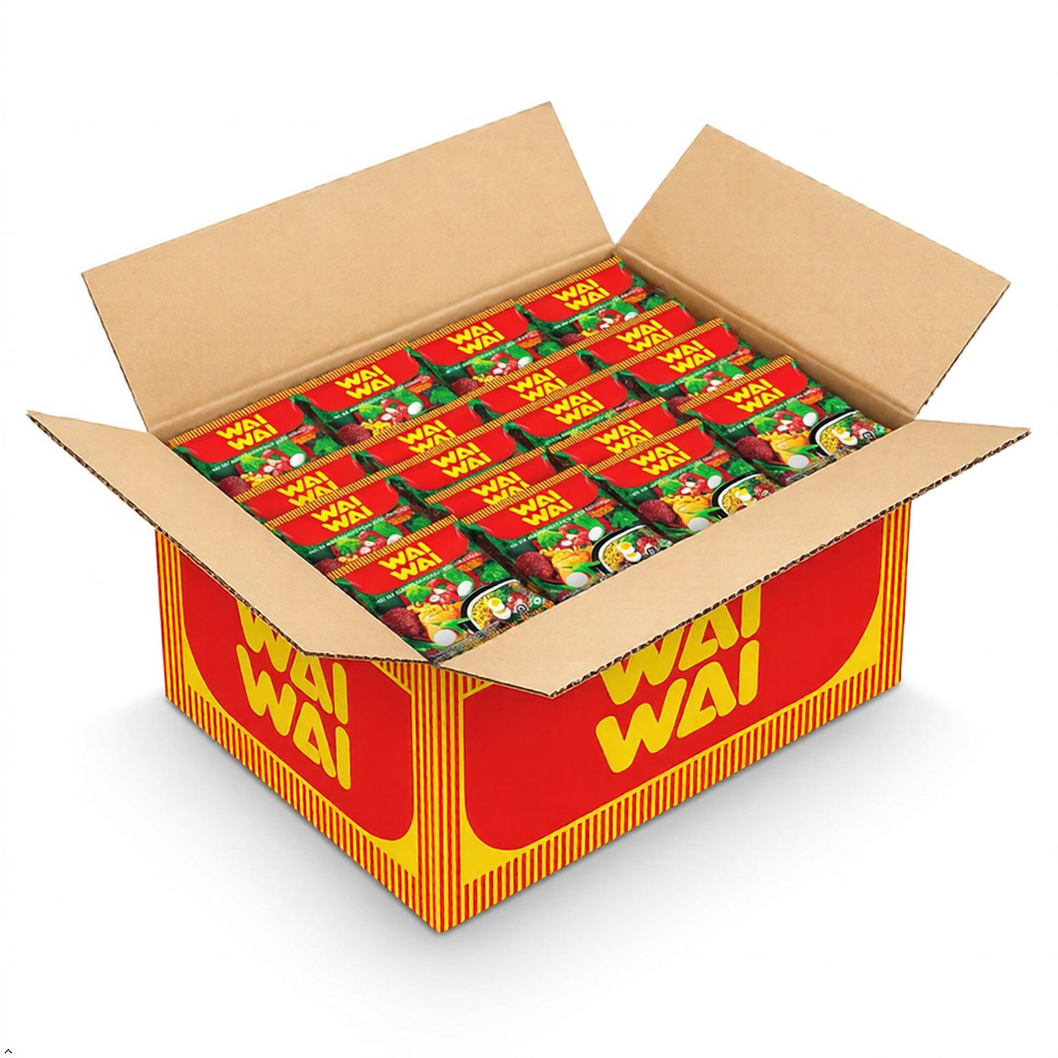 Wai Wai Oriental Style Instant Noodles, 1.93 oz / 60 g (Pack of 30) WAI WAI