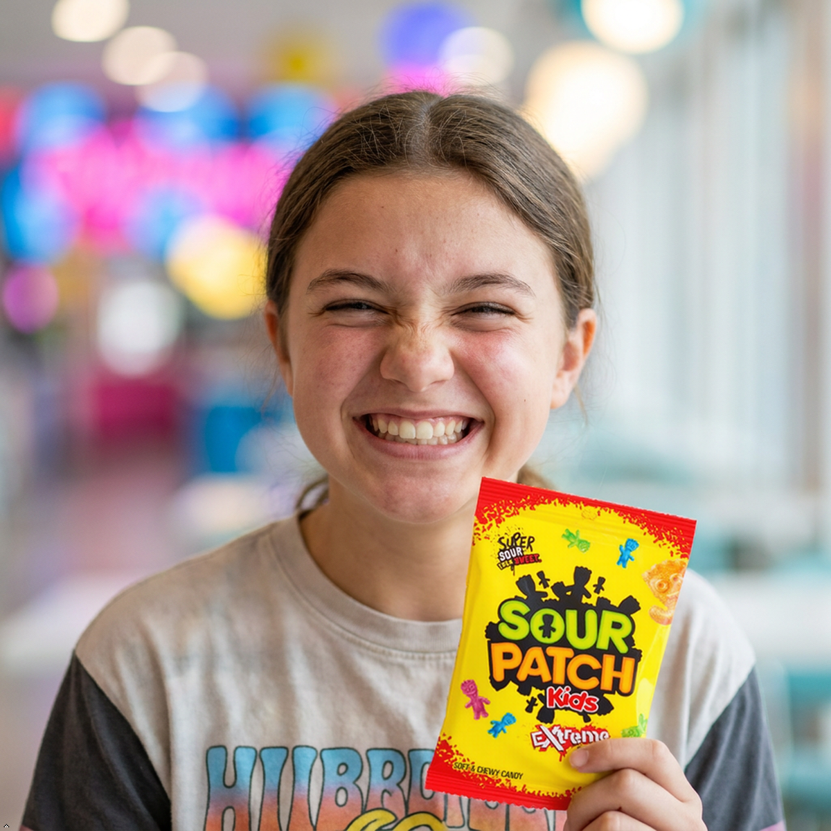 SOUR PATCH KIDS Extreme Sour Soft & Chewy Gummy Candy, Bulk Candy, 12 Bags SOUR PATCH KIDS