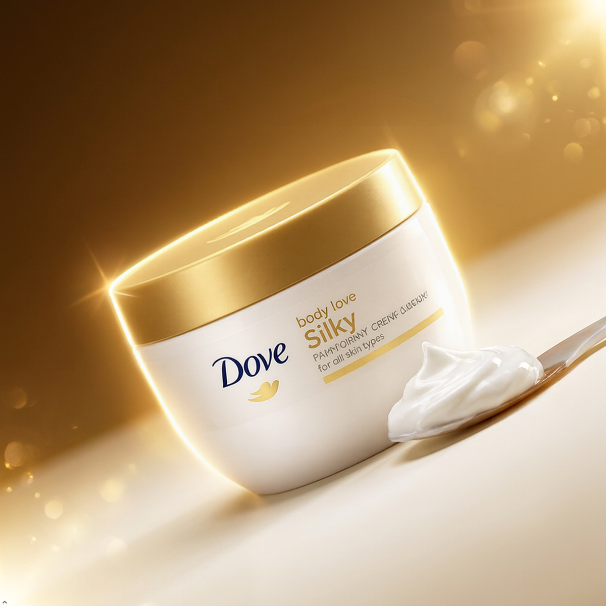 Dove Silky Nourishment Body Cream, 10.1 oz Dove