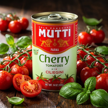 Mutti Cherry Tomatoes (Ciliegini), 14 oz (Pack of 12) Mutti